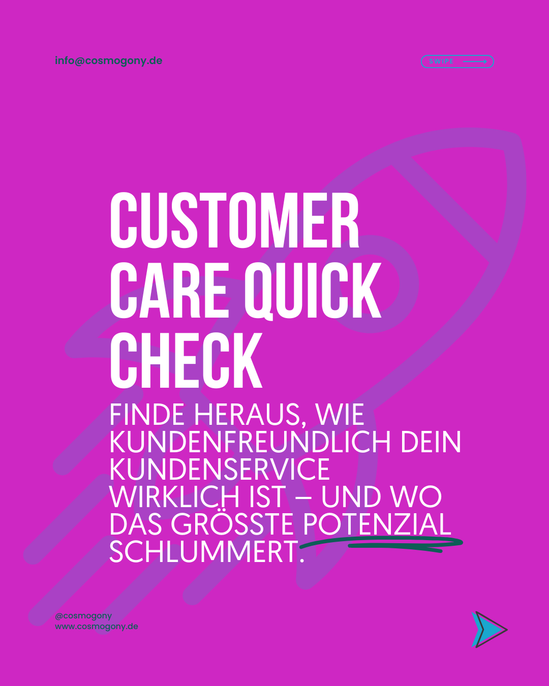 Customer Care Quick Check Cover